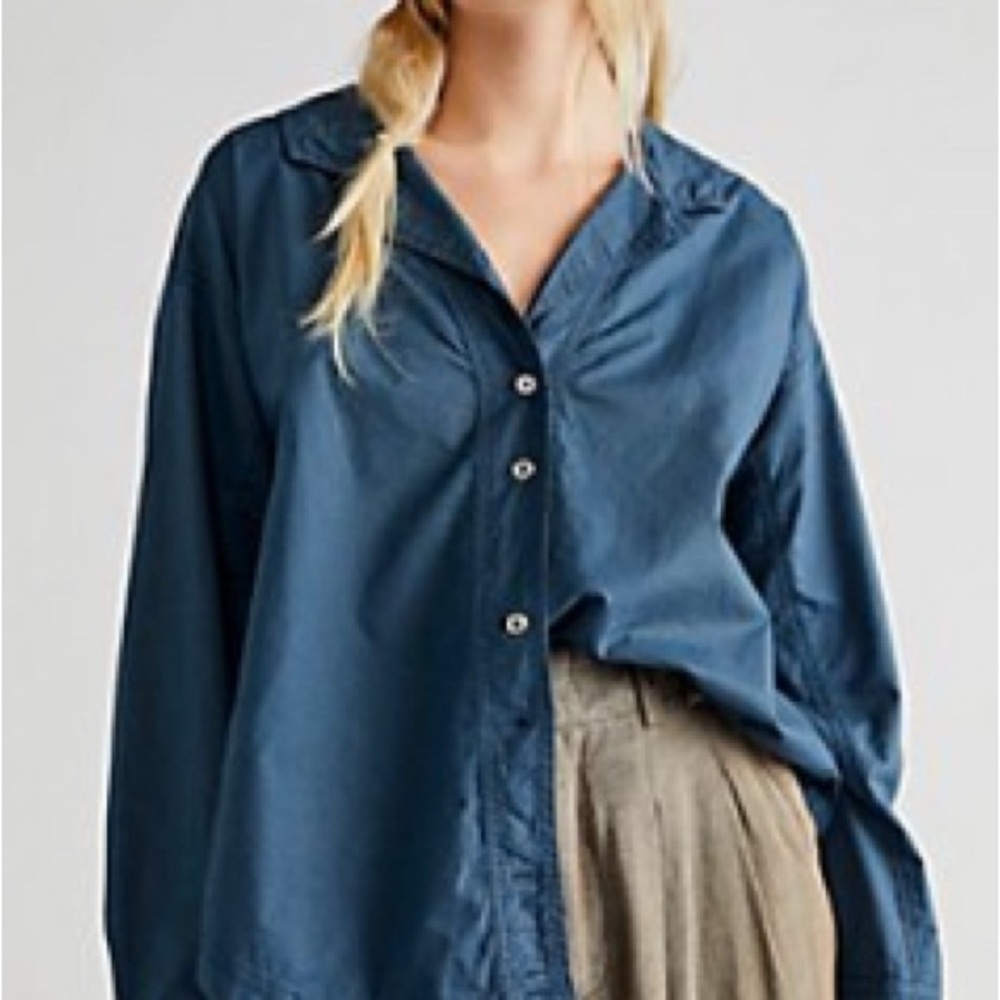 NWT Free People Kelia Trapeze Shirt